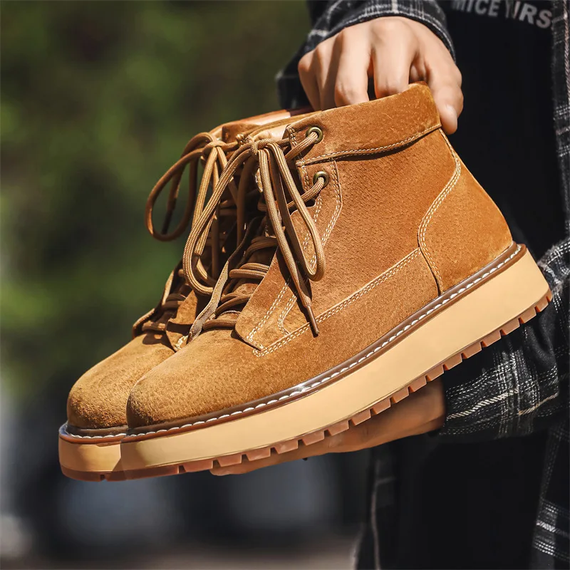 Men Formal Wear With Boots - Новая осенне-зимняя обувь ручной работы из